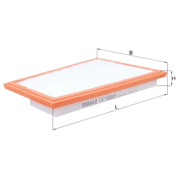 Воздушный фильтр Mahle LX 1850/2 MHL-LX 1850/2 photo 2 Воздушный фильтр Mahle LX 1850/2 MHL-LX 1850/2 photo 2