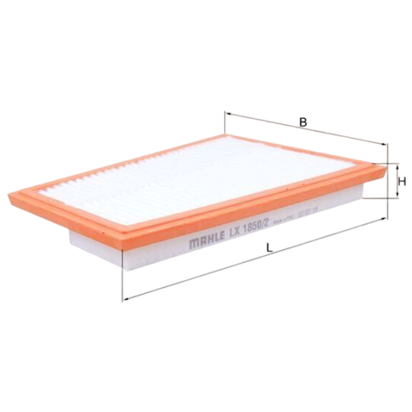 Воздушный фильтр Mahle LX 1850/2 MHL-LX 1850/2 photo 2 Воздушный фильтр Mahle LX 1850/2 MHL-LX 1850/2 photo 2