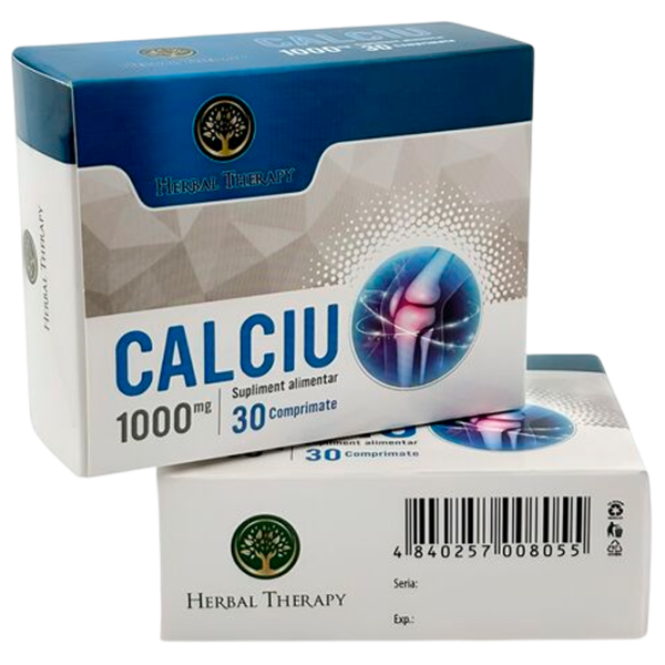 Vitamine și minerale Herbal Therapy Calciu 30 photo 1