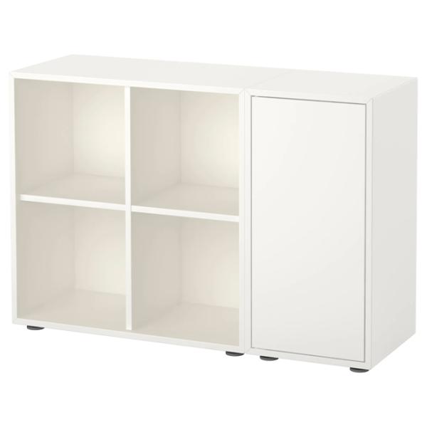 Стеллаж Ikea Eket 72 x 105 x 35см cm / ЛДСП / White photo 1
