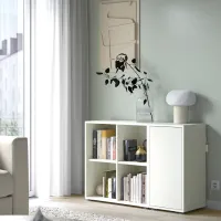 Стеллаж Ikea Eket 72 x 105 x 35см cm / ЛДСП / White photo 3