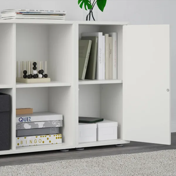 Стеллаж Ikea Eket 72 x 105 x 35см cm / ЛДСП / White photo 6