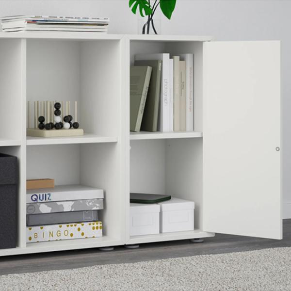 Стеллаж Ikea Eket 72 x 105 x 35см cm / ЛДСП / White photo 6