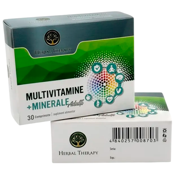 Vitamine și minerale Herbal Therapy Multivitamine + Minerale 30 photo 1 Vitamine și minerale Herbal Therapy Multivitamine + Minerale 30 photo 1