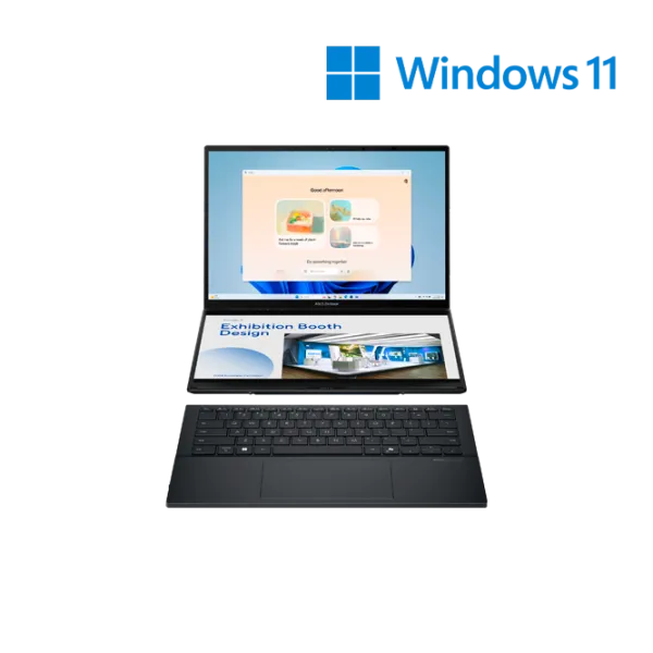 Asus Zenbook Duo UX8406CA  Core Ultra 9 285H / 32 GB / 1 TB / VGA Integrată / Gray photo 1 Asus Zenbook Duo UX8406CA  Core Ultra 9 285H / 32 GB / 1 TB / VGA Integrată / Gray photo 1