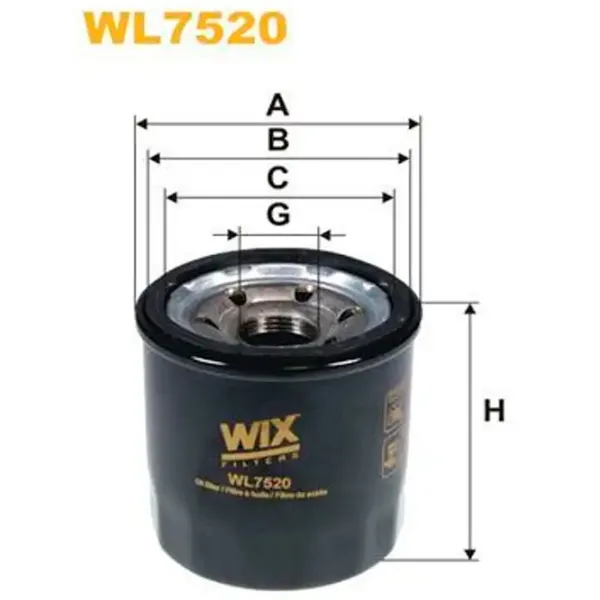 Масляный фильтр Wix Filters WL7520 WX-WL7520 photo 2