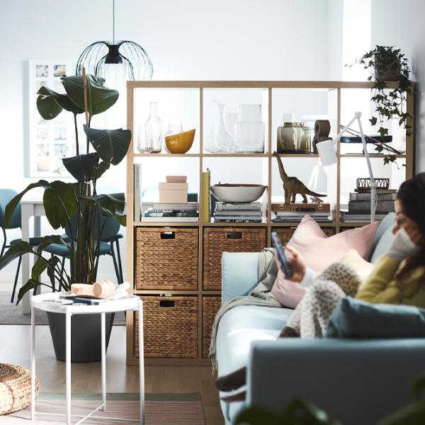 Стеллаж Ikea Kallax 147 x 147 x 39см cm / ЛДСП / Выбеленный дуб photo 5