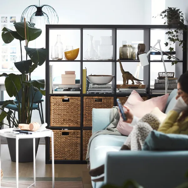 Стеллаж Ikea Kallax 147 x 147 x 39см cm / ЛДСП / Темно Коричневый photo 4