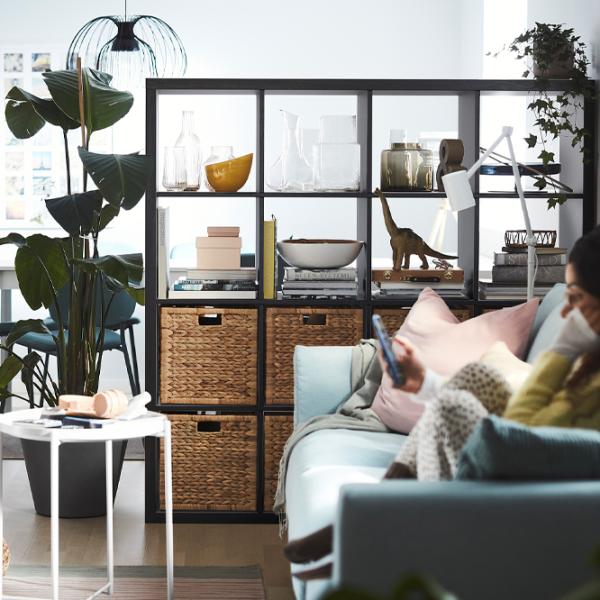 Стеллаж Ikea Kallax 147 x 147 x 39см cm / ЛДСП / Темно Коричневый photo 4