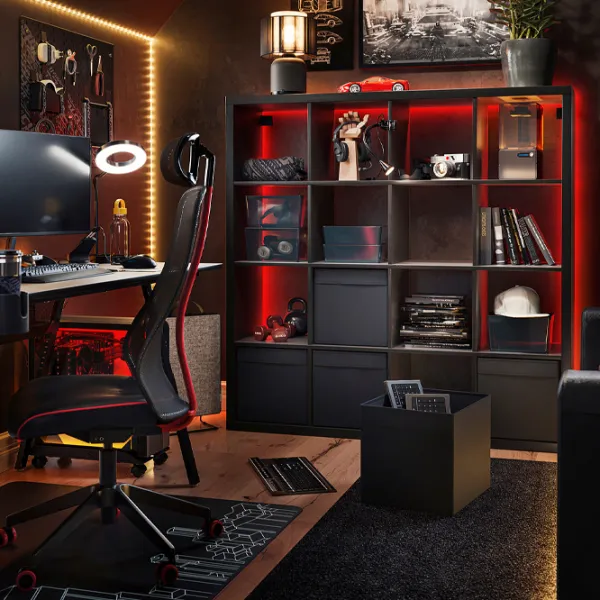 Стеллаж Ikea Kallax 147 x 147 x 39см cm / ЛДСП / Темно Коричневый photo 5