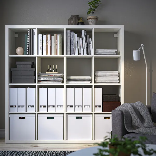 Стеллаж Ikea Kallax 147 x 147 x 39см cm / ЛДСП / White photo 3