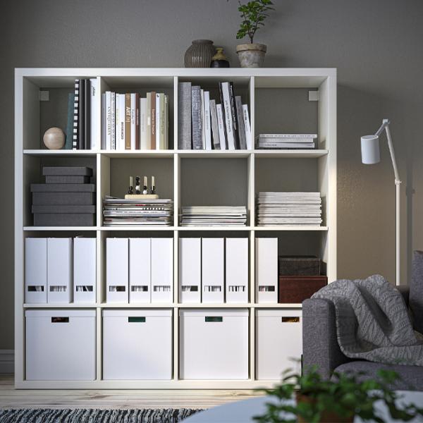 Стеллаж Ikea Kallax 147 x 147 x 39см cm / ЛДСП / White photo 3