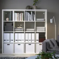 Стеллаж Ikea Kallax 147 x 147 x 39см cm / ЛДСП / White photo 3