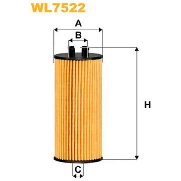 Filtru de ulei Wix Filters WL7522 WX-WL7522 photo 2 Filtru de ulei Wix Filters WL7522 WX-WL7522 photo 2