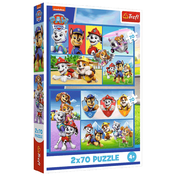 Puzzle Trefl Paw Patrol rules 4+/ Количество деталей: 140 photo 1