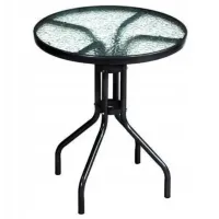 Садовый стол Jumi Bistro 60  Круглый / Черный