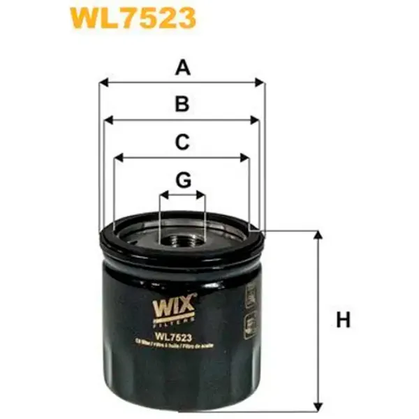 Масляный фильтр Wix Filters WL7523 WX-WL7523 photo 2 Масляный фильтр Wix Filters WL7523 WX-WL7523 photo 2