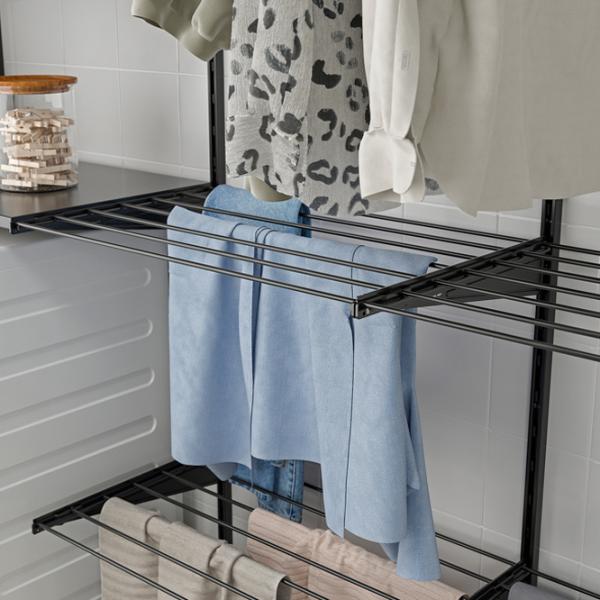 Сушилка для белья Ikea Boaxel Настенная/ Сталь photo 4