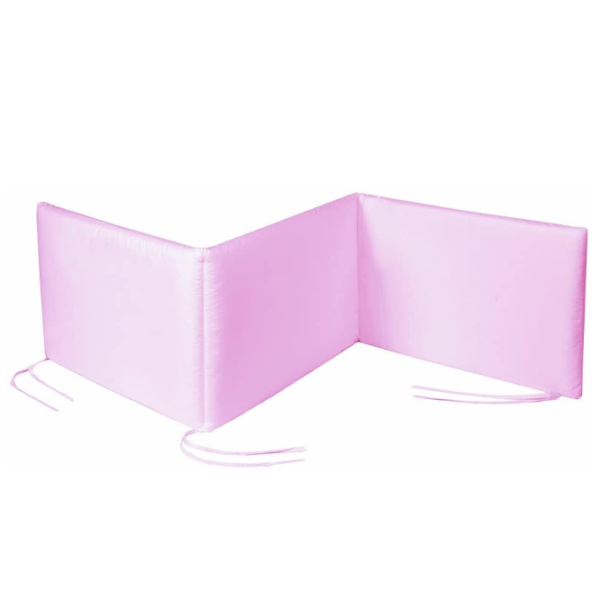 Barieră pentru pătuț Italbaby 210.9998-1  Pink / Bumbac photo 1