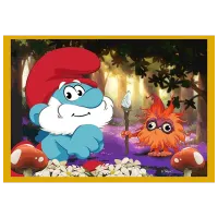 Puzzle Trefl Life in the Smurf Village 4+/ Numărul de piese: 207