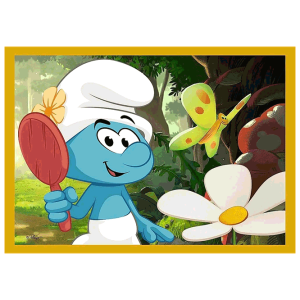 Puzzle Trefl Life in the Smurf Village 4+/ Numărul de piese: 207 photo 2