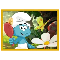 Puzzle Trefl Life in the Smurf Village 4+/ Numărul de piese: 207 photo 2