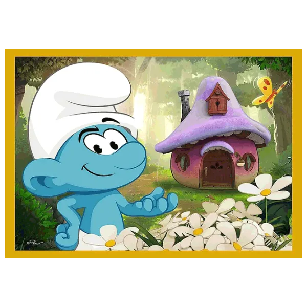 Puzzle Trefl Life in the Smurf Village 4+/ Numărul de piese: 207 photo 3