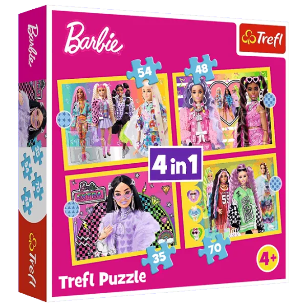 Puzzle Trefl Happy world of Barbie 4+/ Количество деталей: 207 photo 1
