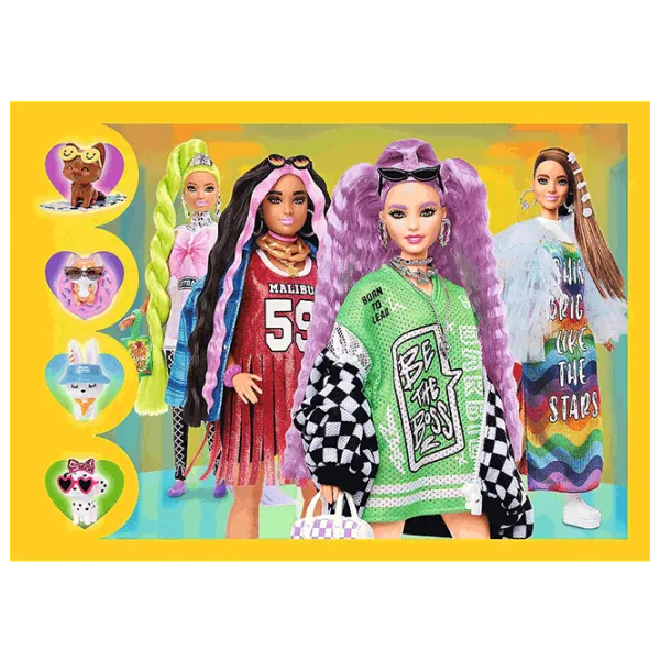 Puzzle Trefl Happy world of Barbie 4+/ Количество деталей: 207 photo 2
