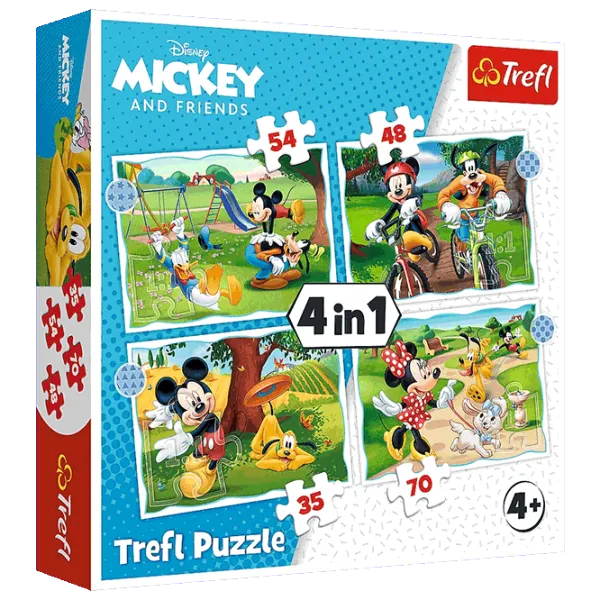 Puzzle Trefl Mickey Mouse nice day 4+/ Numărul de piese: 207 photo 1 Puzzle Trefl Mickey Mouse nice day 4+/ Numărul de piese: 207 photo 1