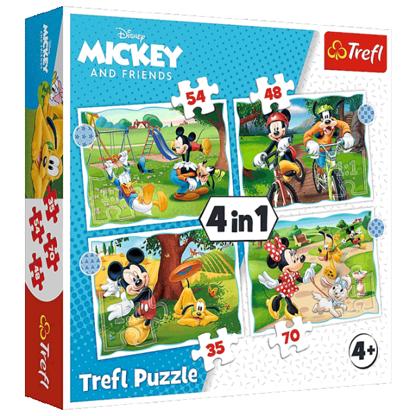 Puzzle Trefl Mickey Mouse nice day 4+/ Numărul de piese: 207 photo 1 Puzzle Trefl Mickey Mouse nice day 4+/ Numărul de piese: 207 photo 1
