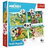 Puzzle Trefl Mickey Mouse nice day 4+/ Количество деталей: 207