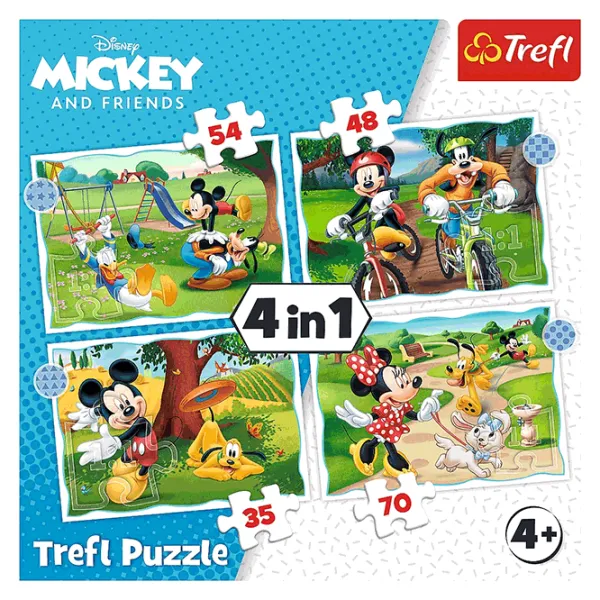 Puzzle Trefl Mickey Mouse nice day 4+/ Numărul de piese: 207 photo 2 Puzzle Trefl Mickey Mouse nice day 4+/ Numărul de piese: 207 photo 2