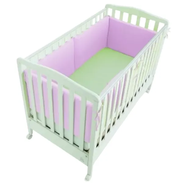 Barieră pentru pătuț Italbaby 225.9998-1  Pink / Bumbac photo 2 Barieră pentru pătuț Italbaby 225.9998-1  Pink / Bumbac photo 2