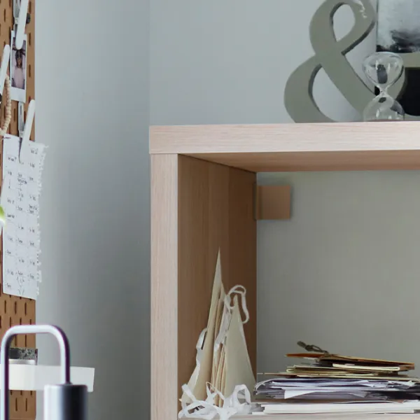 Стеллаж Ikea Kallax 77 x 77 x 39см cm / ЛДСП / Выбеленный дуб photo 2