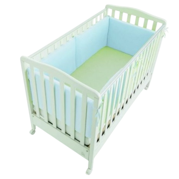 Barieră pentru pătuț Italbaby 225.9998-2  Blue / Bumbac photo 1 Barieră pentru pătuț Italbaby 225.9998-2  Blue / Bumbac photo 1
