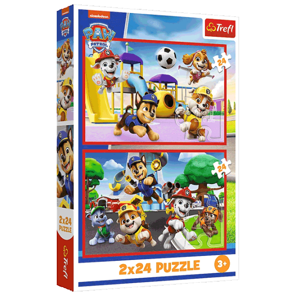 Puzzle Trefl Doggy day of fun 5+/ Количество деталей: 48 photo 1 Puzzle Trefl Doggy day of fun 5+/ Количество деталей: 48 photo 1