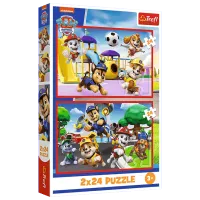 Puzzle Trefl Doggy day of fun 5+/ Количество деталей: 48