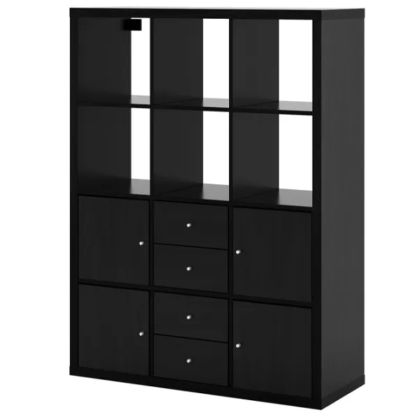 Стеллаж Ikea Kallax 147 x 112 x 39см cm / ЛДСП / Темно Коричневый photo 1