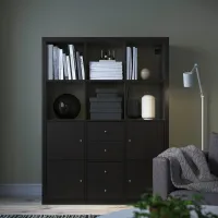 Стеллаж Ikea Kallax 147 x 112 x 39см cm / ЛДСП / Темно Коричневый photo 3