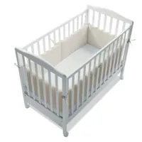Barieră pentru pătuț Italbaby 225.9998-6 Cream / Bumbac photo 2