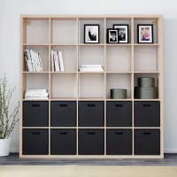 Стеллаж Ikea Kallax 182 x 182 x 39см cm / ЛДСП / Выбеленный дуб photo 4