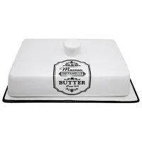 Маслёнка Maestro MR-20030-45 Белый / Керамика