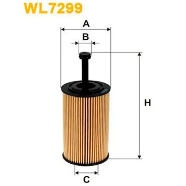 Filtru de ulei Wix Filters WL7299 WX-WL7299 photo 2