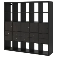 Стеллаж Ikea Kallax 182 x 182 x 39см cm / ЛДСП / Темно Коричневый