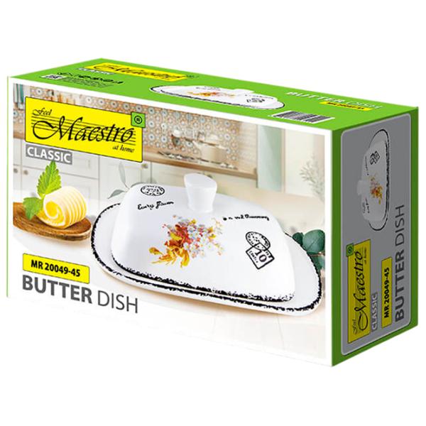 Маслёнка Maestro Mr-20049-45 Белый / Керамика photo 3 Маслёнка Maestro Mr-20049-45 Белый / Керамика photo 3