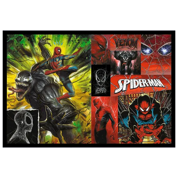 Puzzle Trefl Spider-Man day and night 7+/ Количество деталей: 400 photo 2