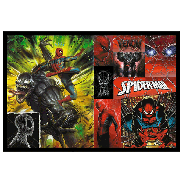 Puzzle Trefl Spider-Man day and night 7+/ Количество деталей: 400 photo 3