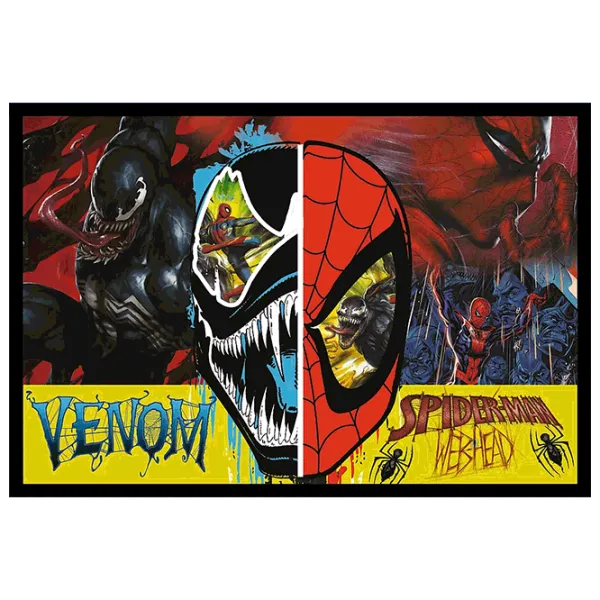 Puzzle Trefl Spider-Man day and night 7+/ Количество деталей: 400 photo 5