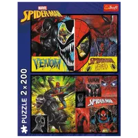 Puzzle Trefl Spider-Man day and night 7+/ Numărul de piese: 400 photo 4